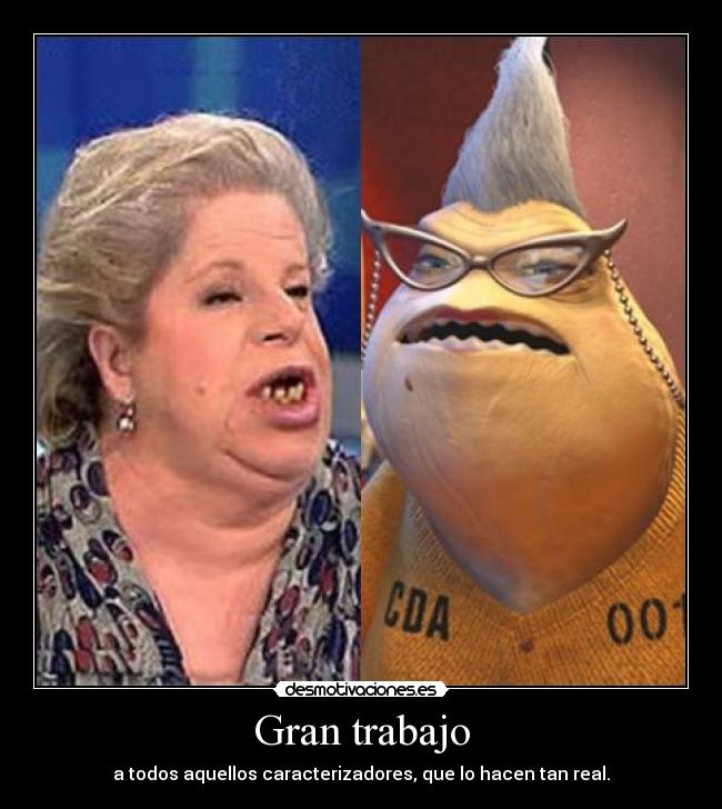 carteles trabajo monstruos desmotivaciones