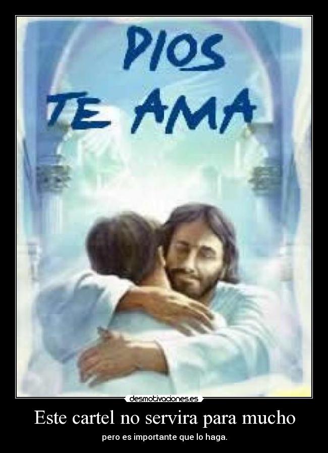 Este cartel no servira para mucho -