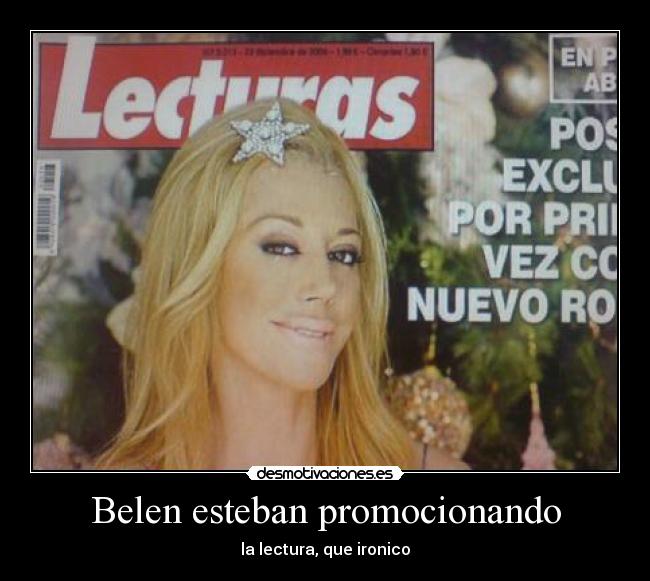 Belen esteban promocionando - 