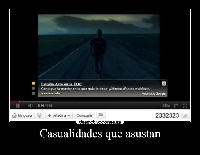 Casualidades que asustan - 