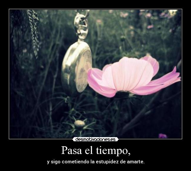 Pasa el tiempo, - 