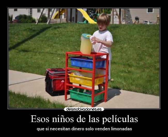 Esos niños de las películas -