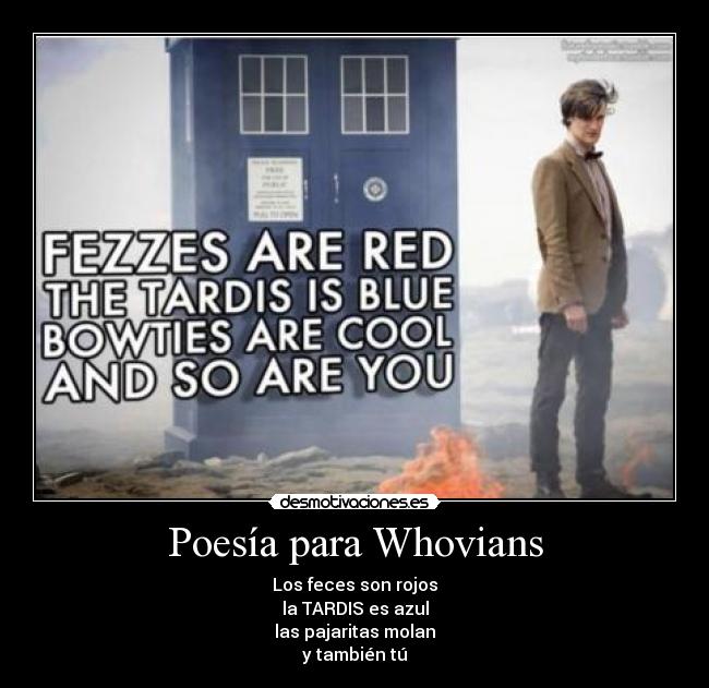 Poesía para Whovians - 