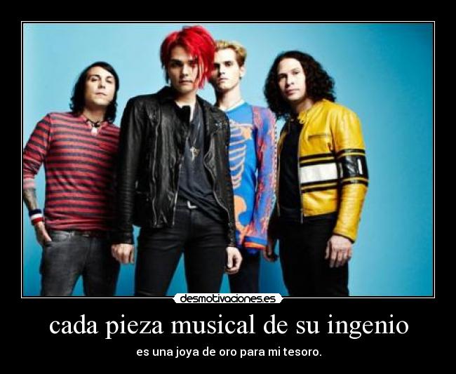 cada pieza musical de su ingenio -