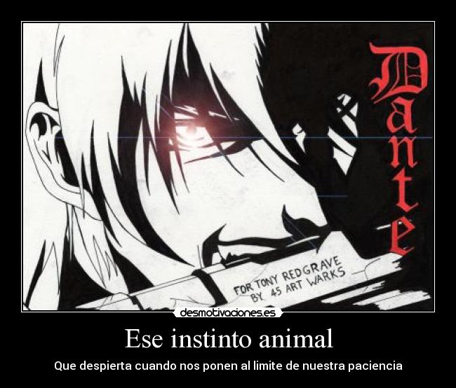 Ese instinto animal - 