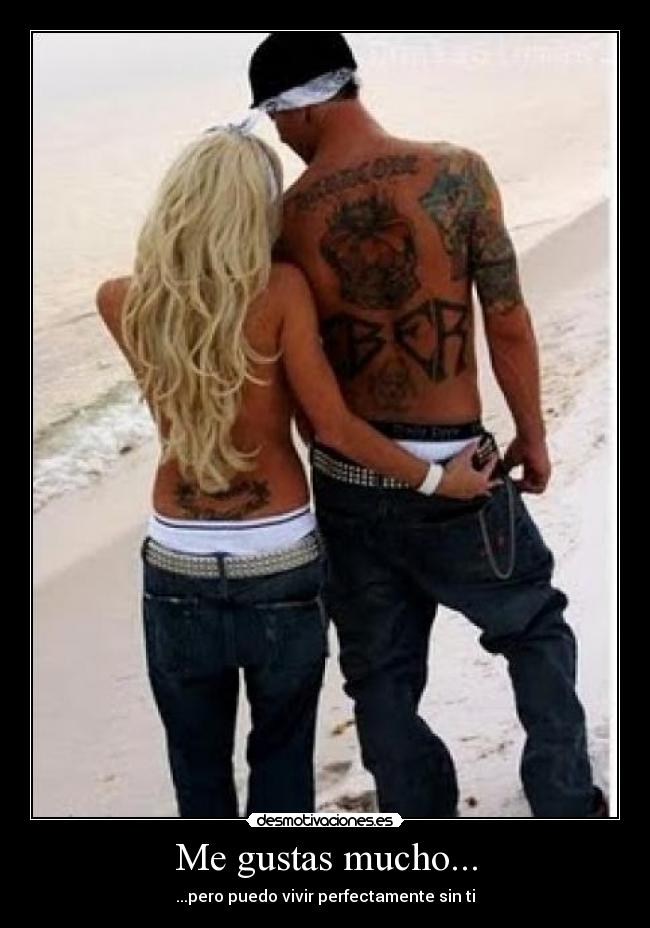 Me gustas mucho... - ...pero puedo vivir perfectamente sin ti