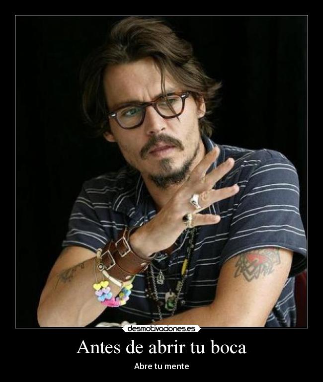 Antes de abrir tu boca - 