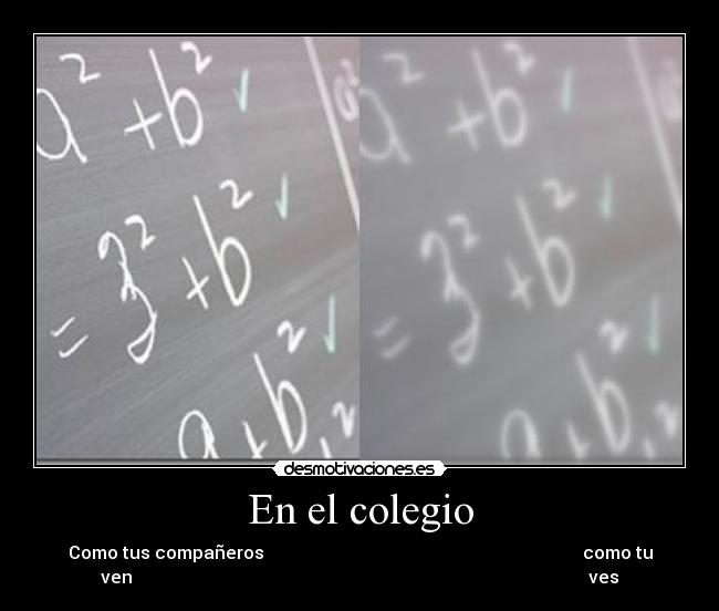 En el colegio -