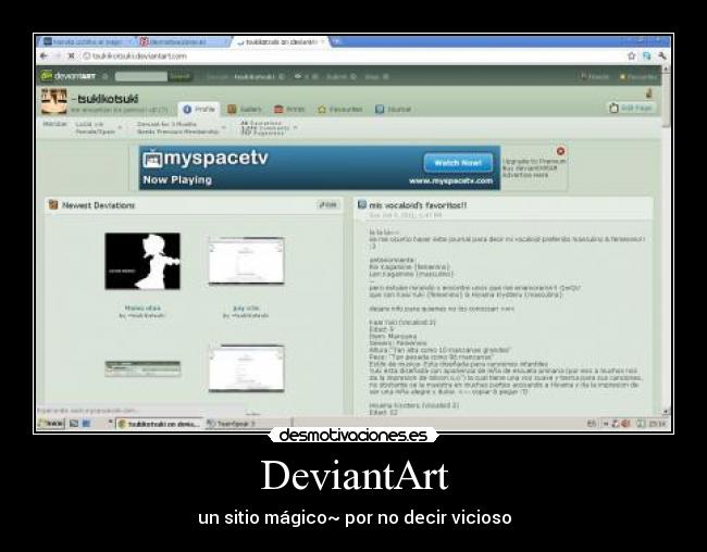 DeviantArt - un sitio mágico~ por no decir vicioso