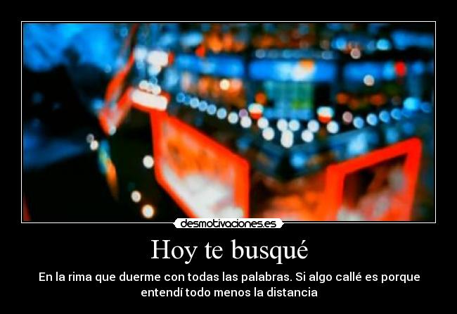 Hoy te busqué - 