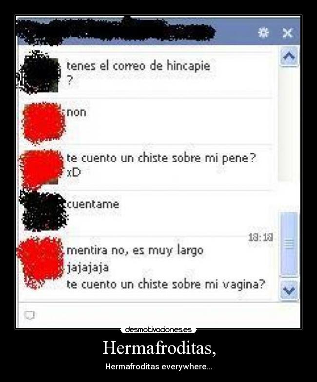 Hermafroditas, - Hermafroditas everywhere...