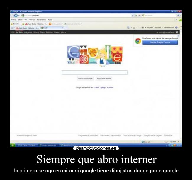 Siempre que abro interner - 