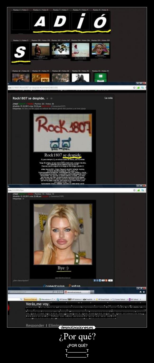 ¿Por qué? - ¿POR QUÉ?
T__________T
T__________T