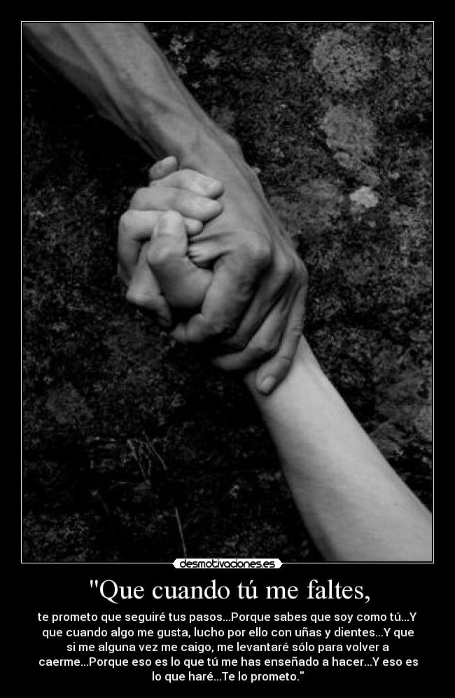 carteles que cuando tu faltes desmotivaciones