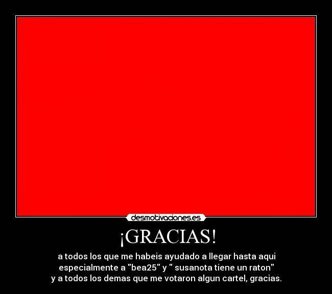 ¡GRACIAS! -