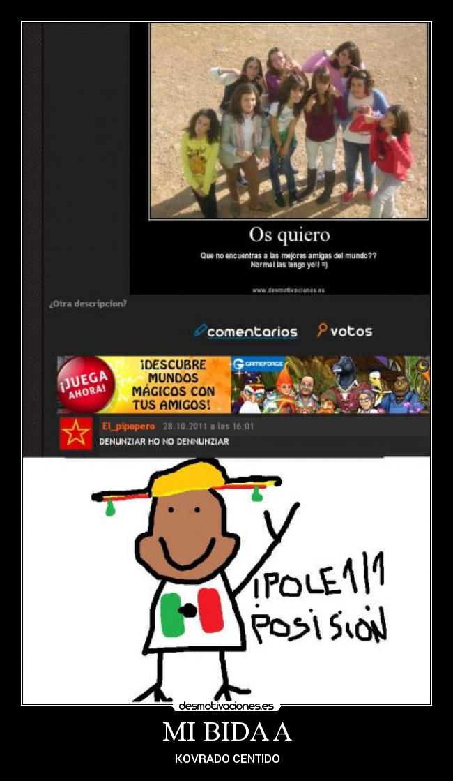 MI BIDA A - KOVRADO CENTIDO