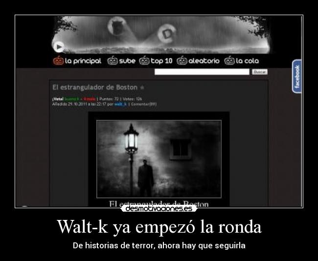 Walt-k ya empezó la ronda -