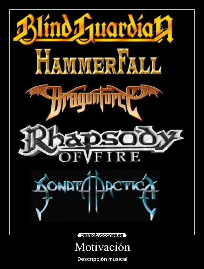 Motivación - Descripción musical