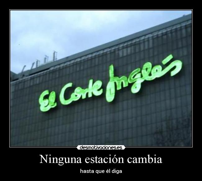 Ninguna estación cambia -