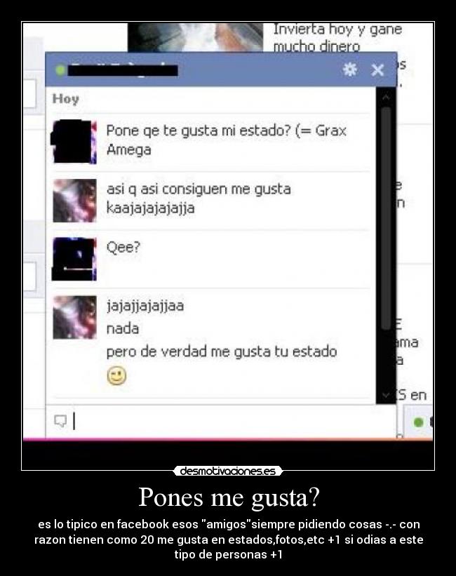 Pones me gusta? - 
