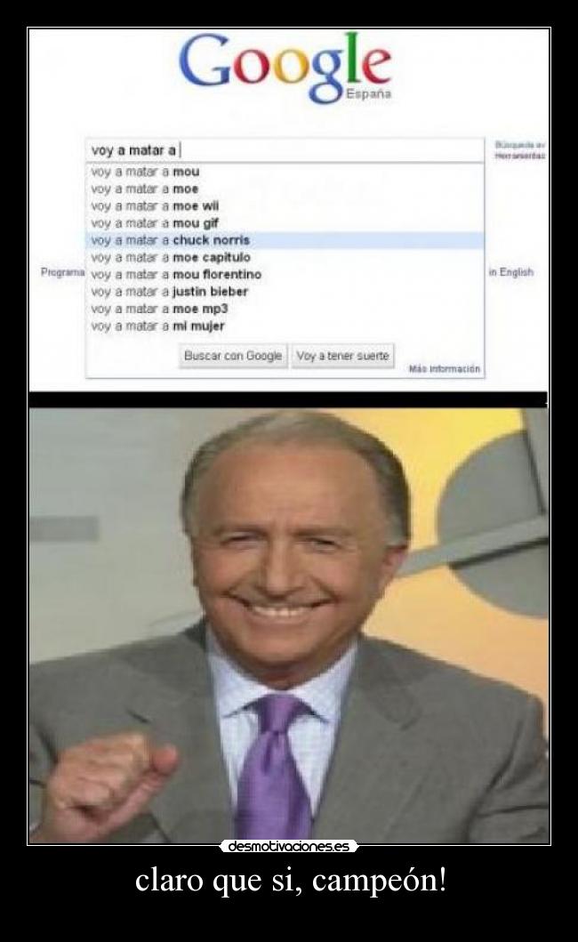 claro que si, campeón! - 