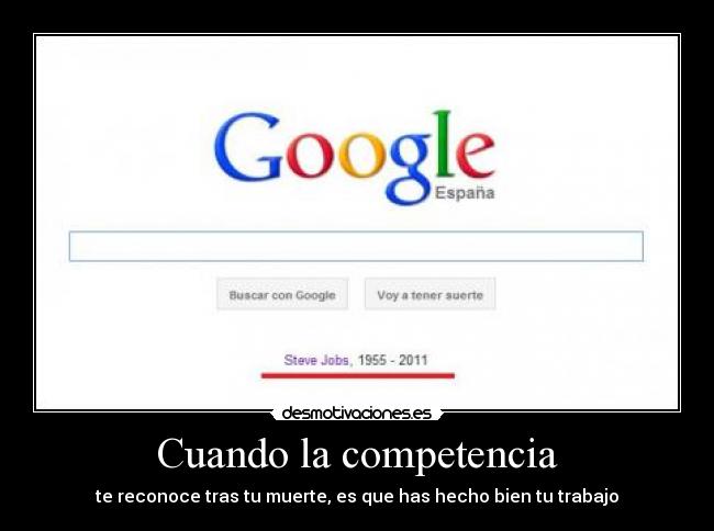 Cuando la competencia -