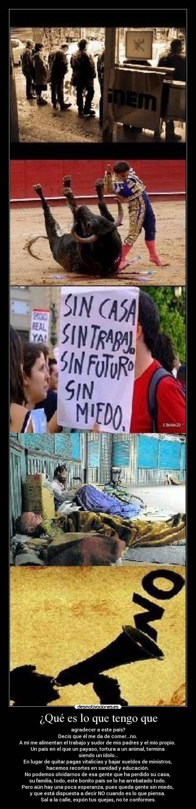 ¿Qué es lo que tengo que - 