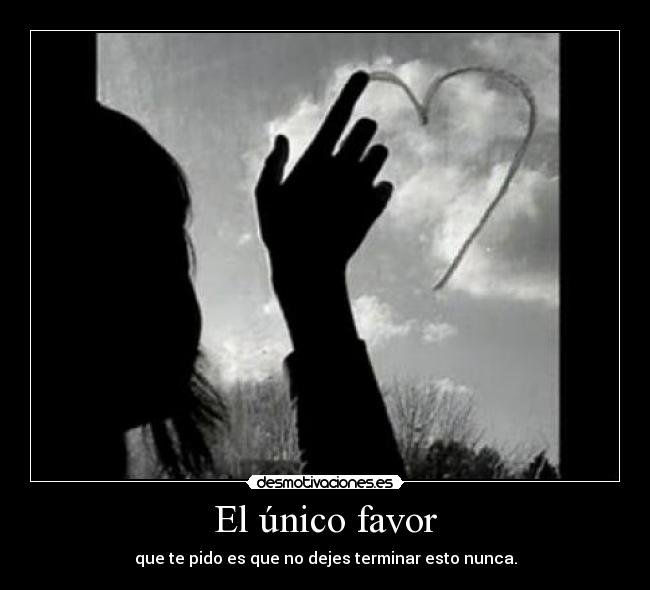El único favor -