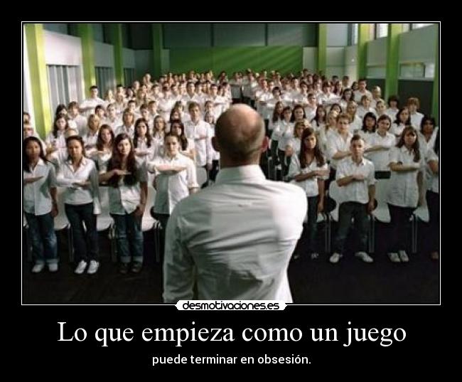 carteles ola juego obsesion desmotivaciones