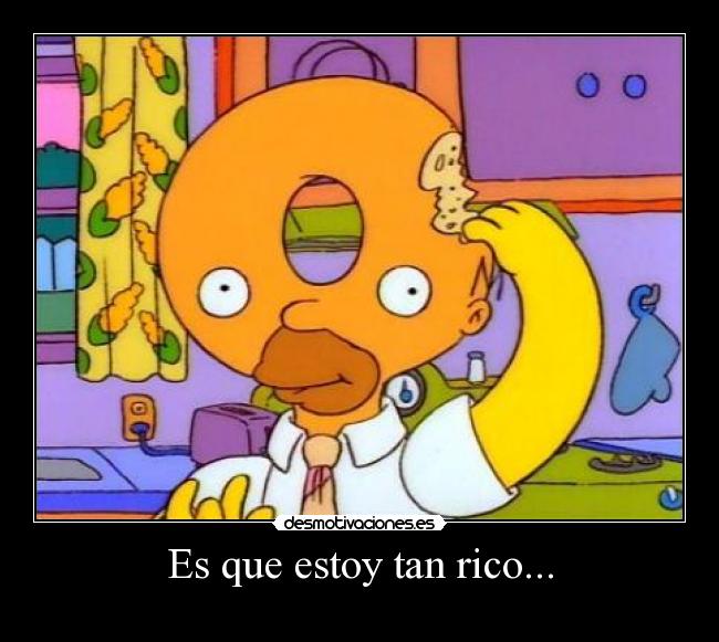 carteles rico homer donut votame muere desmotivaciones