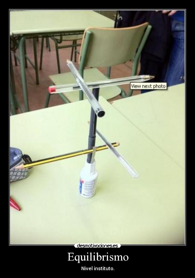 Equilibrismo - Nivel instituto.