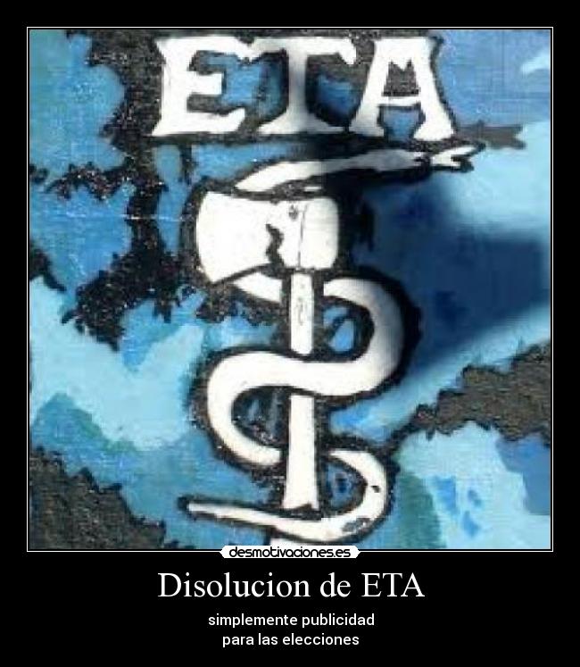 Disolucion de ETA - 