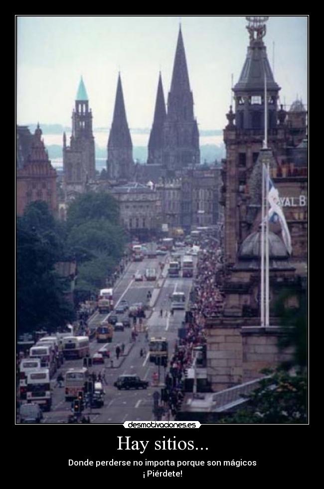 carteles edimburgo viajes sitios lugares desmotivaciones