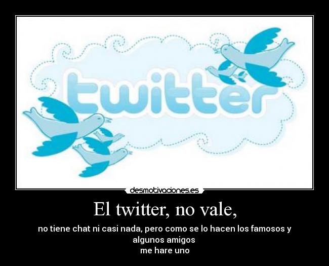 carteles twitter desmotivaciones