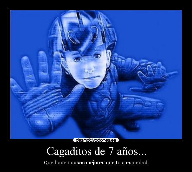 Cagaditos de 7 años... -