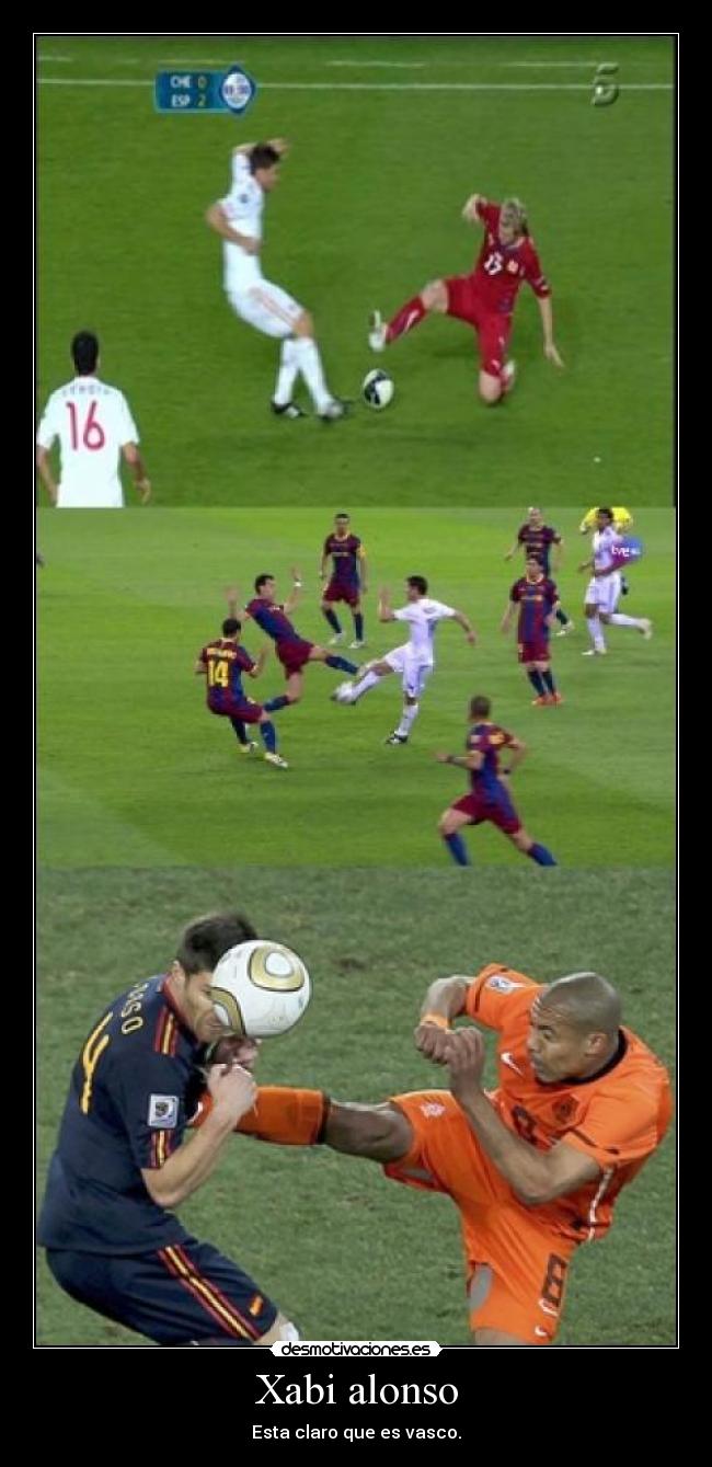 Xabi alonso - Esta claro que es vasco.