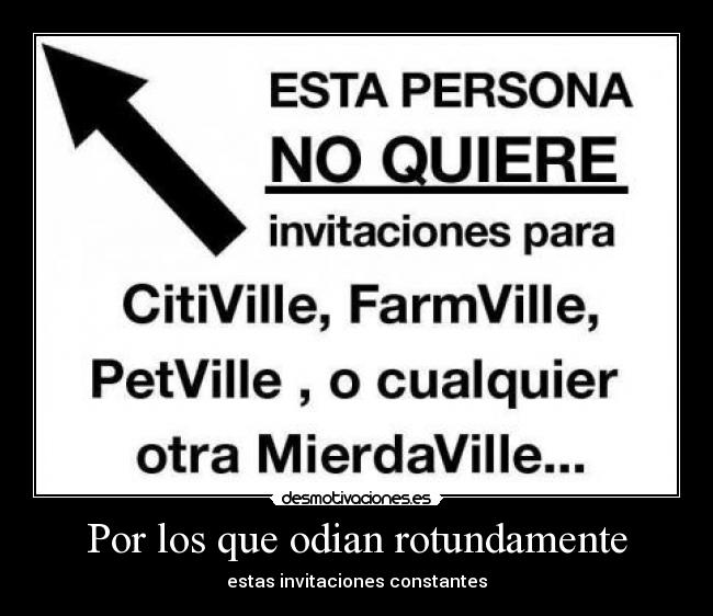 Por los que odian rotundamente -