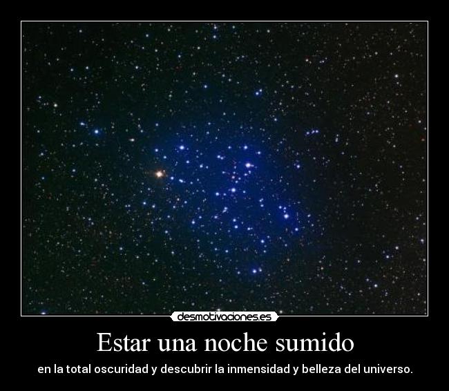 Estar una noche sumido - 