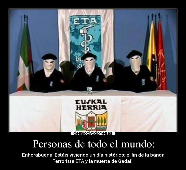 Personas de todo el mundo: -