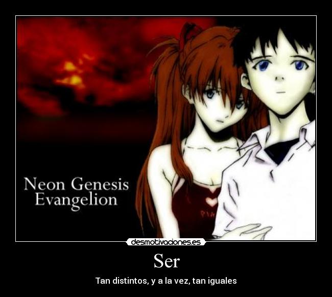 carteles evangelion shinji ikari azuka langley desmotivaciones