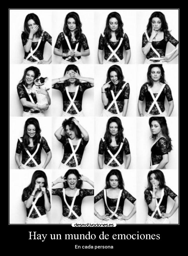 Hay un mundo de emociones -