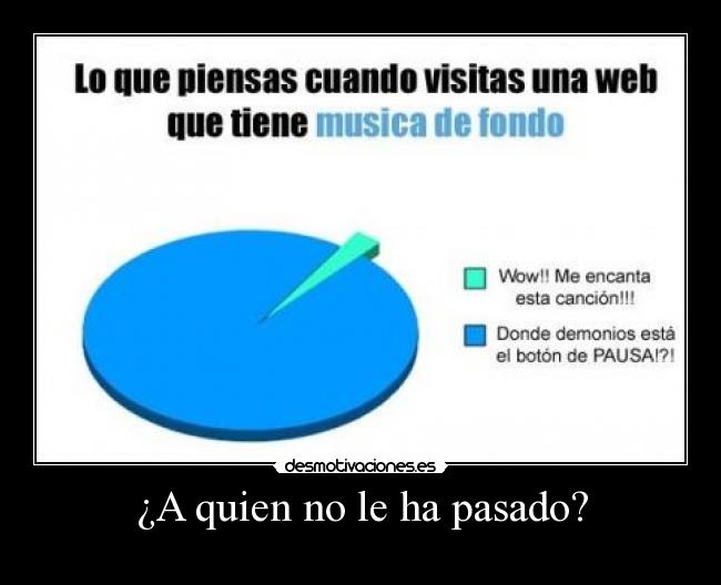 ¿A quien no le ha pasado? - 