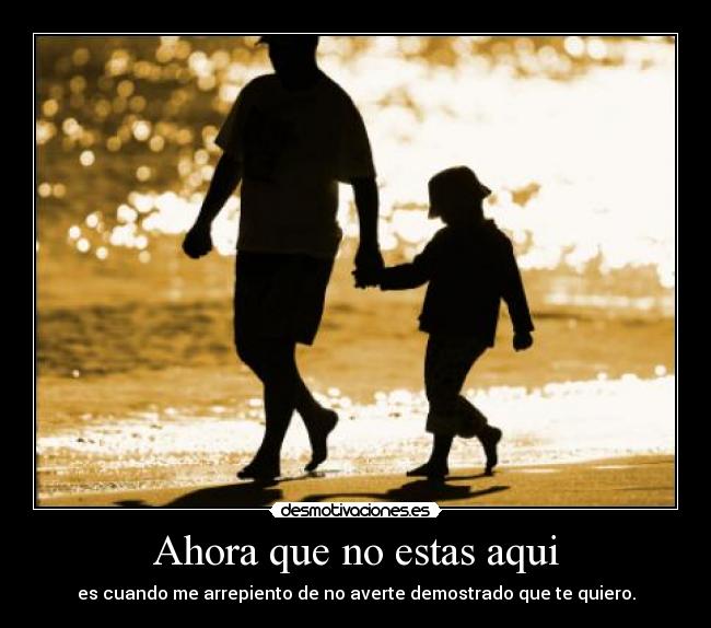 Ahora que no estas aqui -