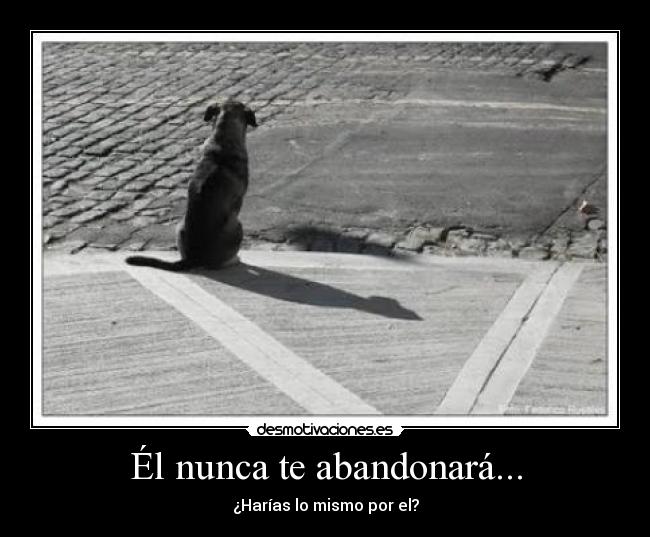 Él nunca te abandonará... - 