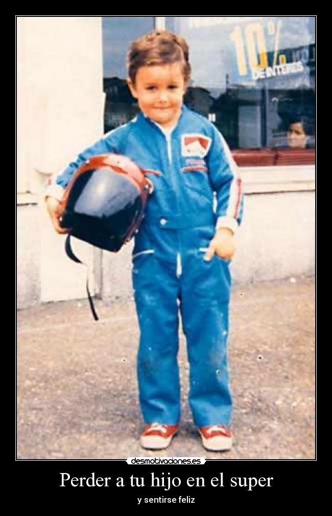 Perder a tu hijo en el super - y sentirse feliz