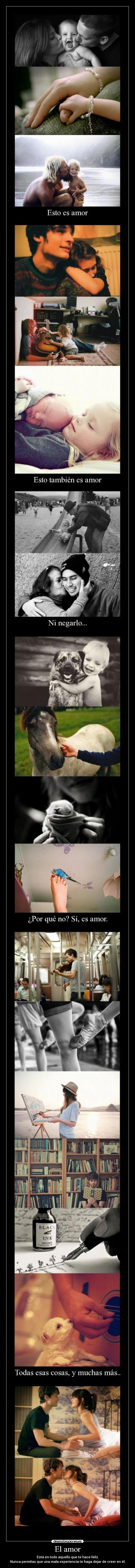 El amor -