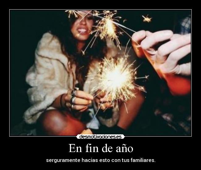 En fin de año -