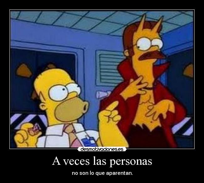 A veces las personas -