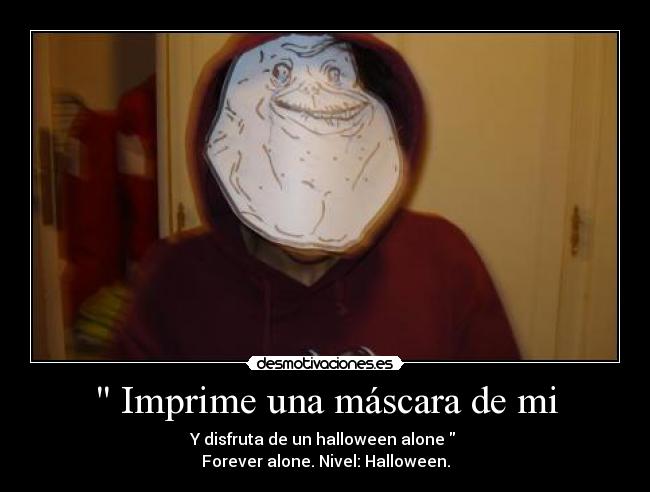 Imprime una máscara de mi -