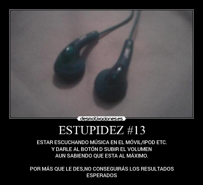 ESTUPIDEZ #13 -